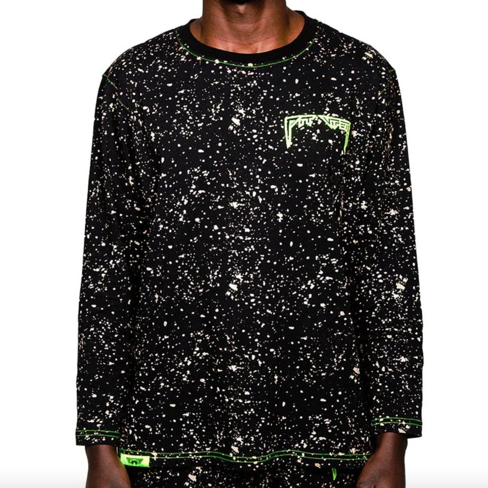 ✨NEW✨ Pit Viper Key Player Long Sleeve Shirt - Black Crew Neck Tee Shirt